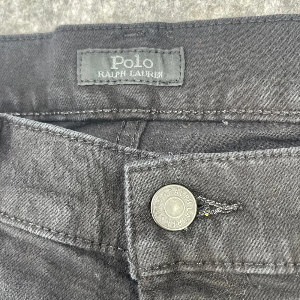 Polo Ralph Lauren Jeans Men 34x32 Black Hampton Relaxed Straight Denim Fit 34x28